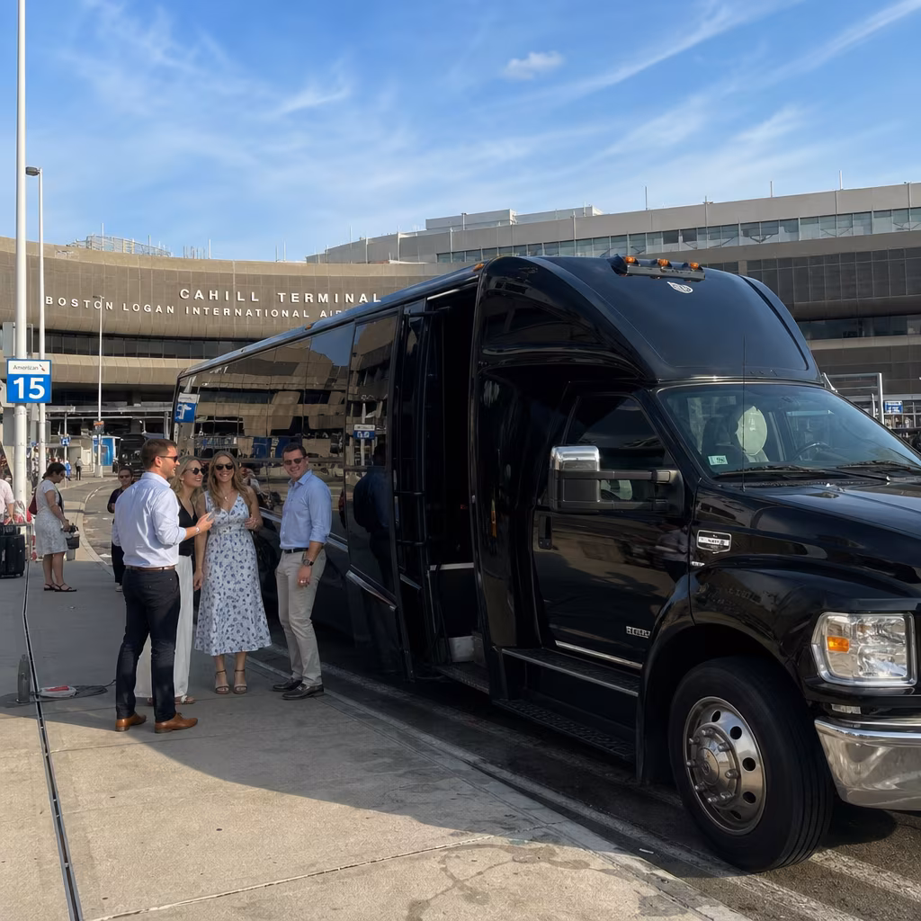 Rent a Bus to Boston Logan International Airport