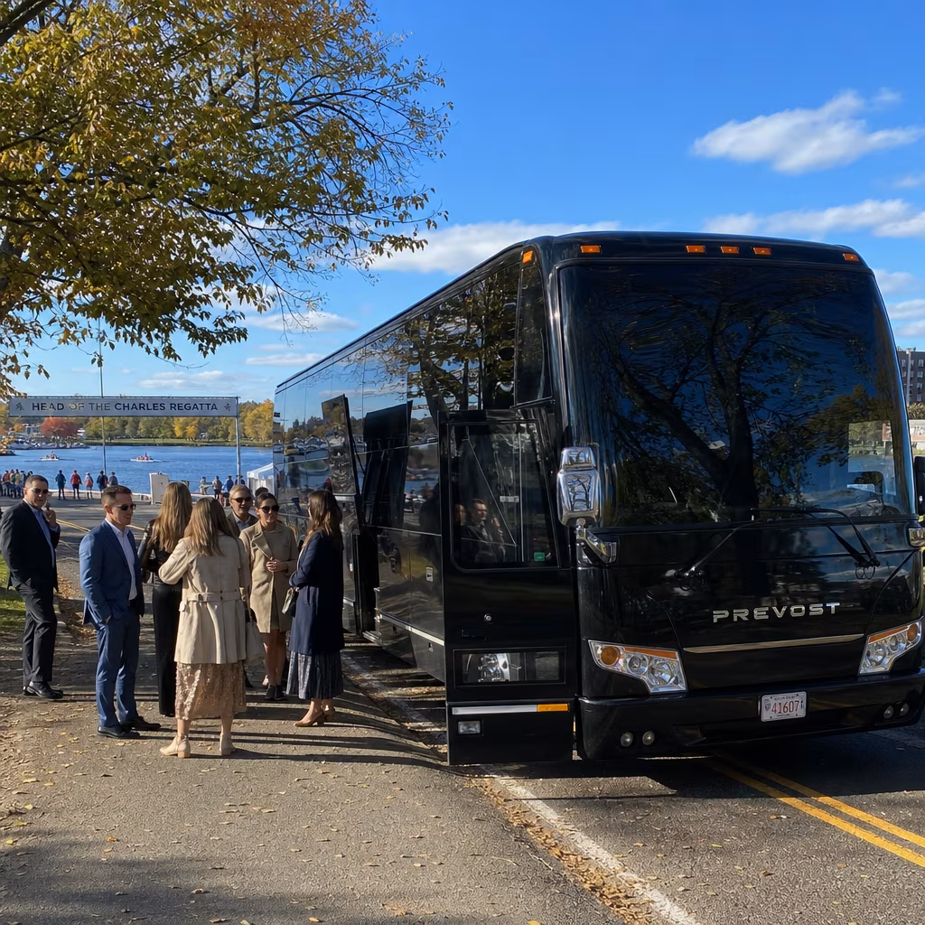 Rent a Bus to Head of the Charles Regatta