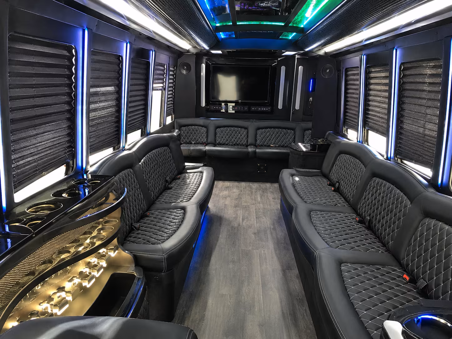 Boston Bachelor & Bachelorette Transportation party bus exterior
