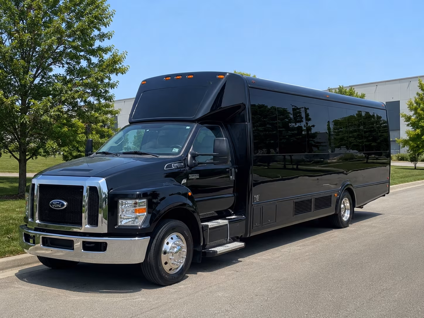 Boston Birthday, Sweet 16, & Quinceañera Transportation party bus exterior