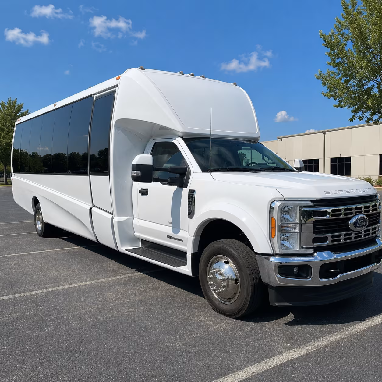 Boston Corporate Transportation party bus exterior