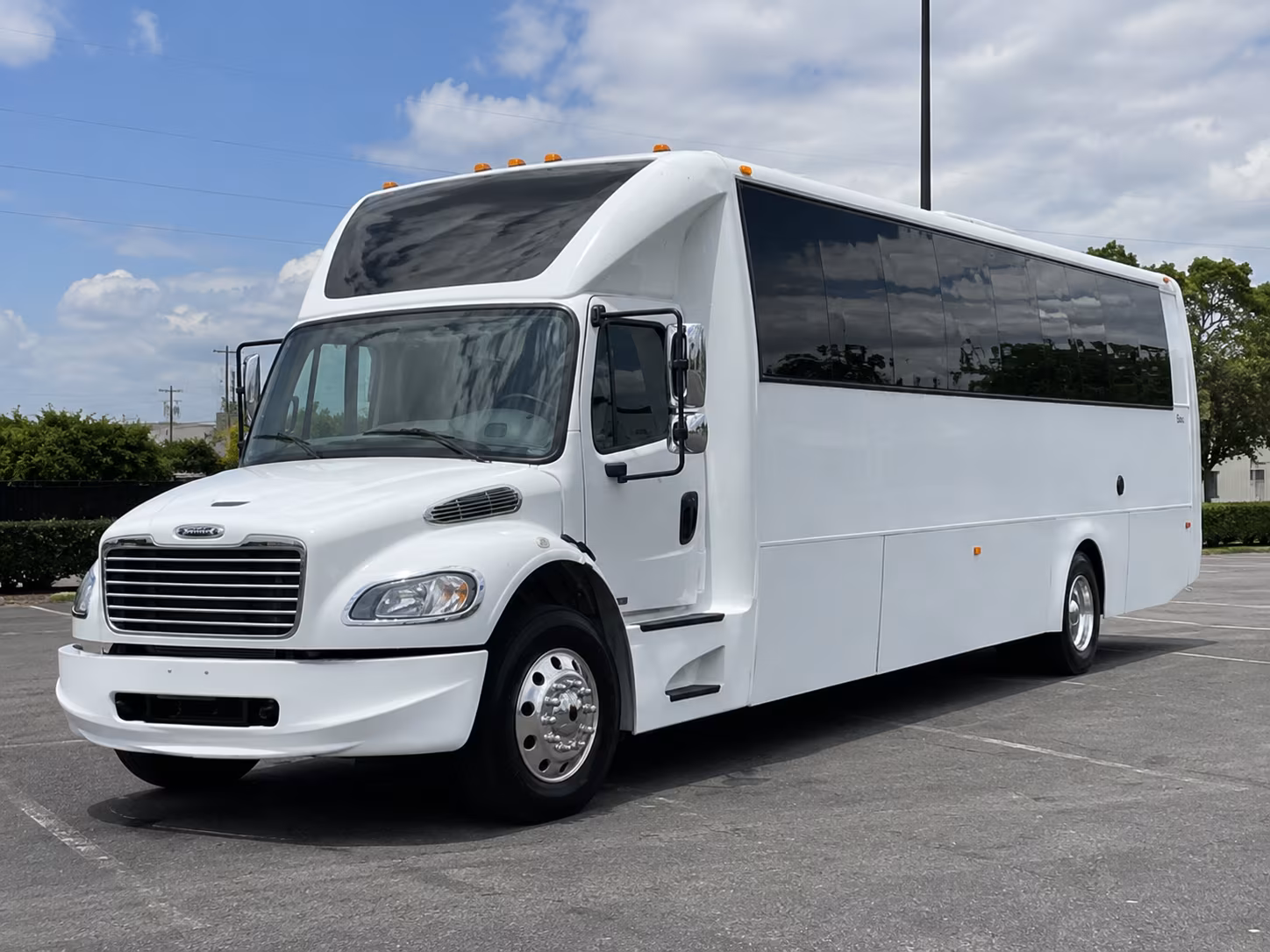 Boston Private Event Transportation party bus exterior