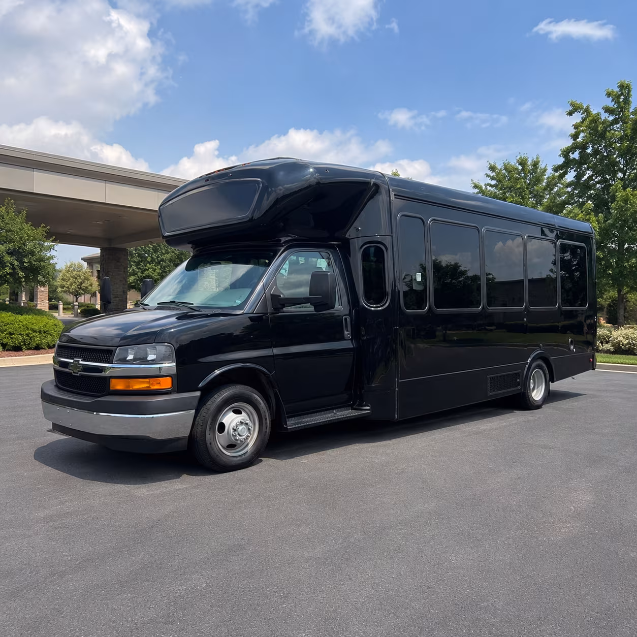 Boston Private Event Transportation party bus exterior