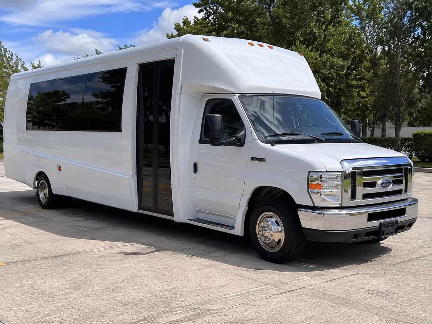 Boston Prom & Homecoming Transportation party bus exterior