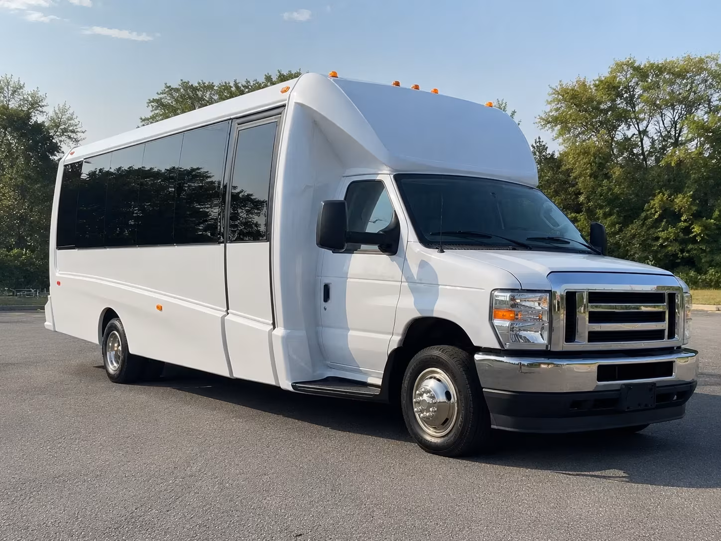Boston Prom & Homecoming Transportation party bus exterior