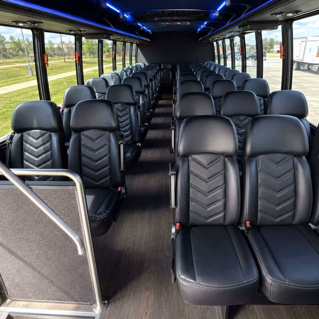 Boston School Event Transportation party bus exterior