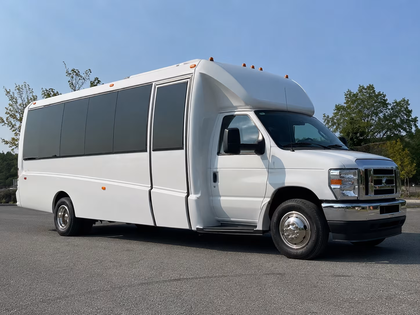 Boston Sporting Event Transportation party bus exterior