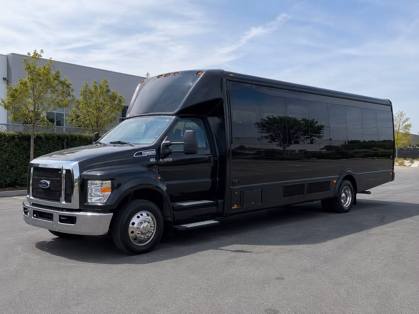 Boston Wedding Transportation party bus exterior