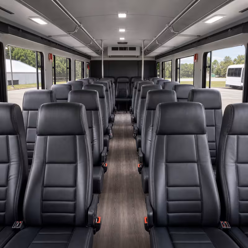 15-35 Passenger Minibus Interior