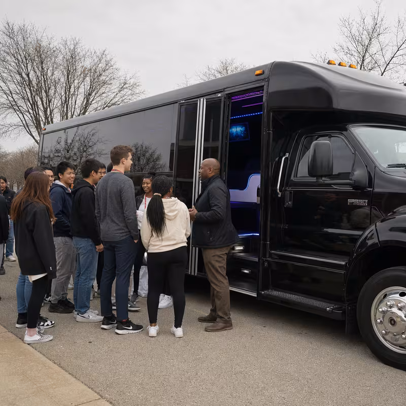 Boston School Transportation fleet vehicle