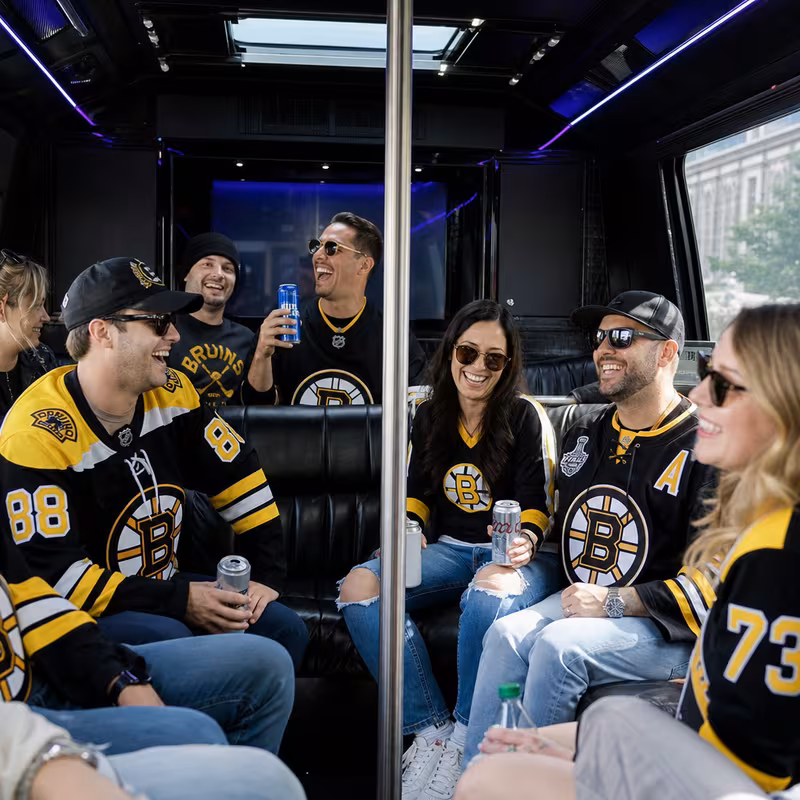 Boston Sporting Event Transportation fleet vehicle