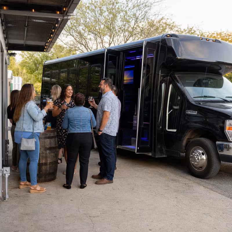 Boston Winery & Brewery Tour Transportation fleet vehicle