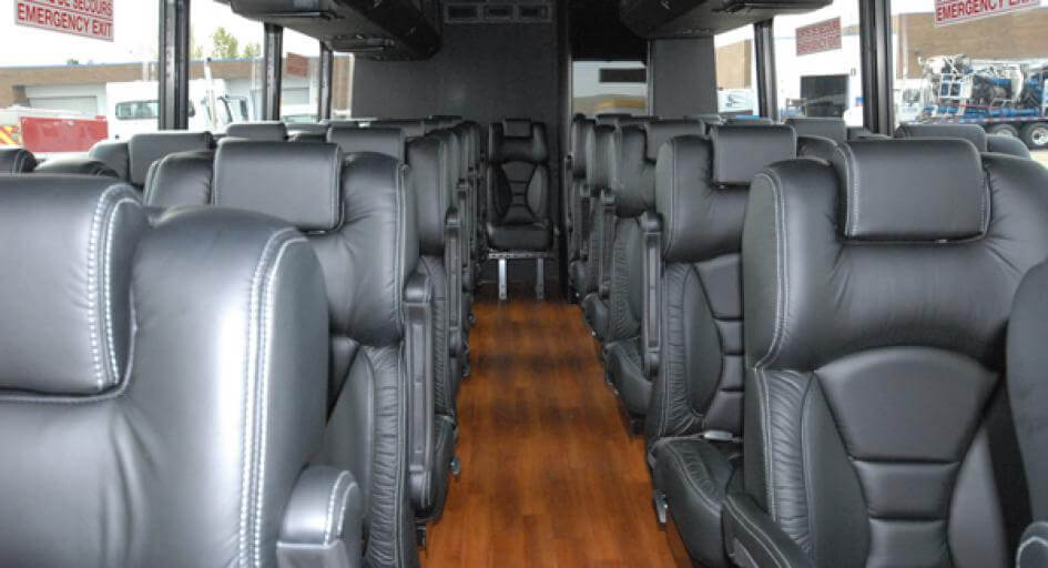 Quincy 20 Passenger Minibus Interior
