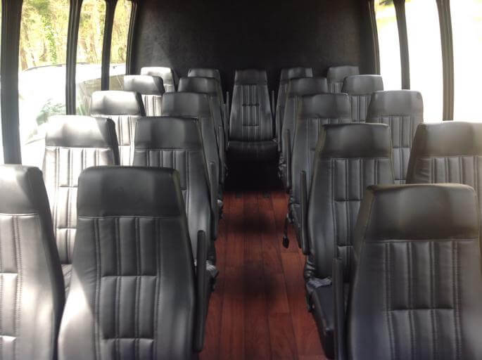 Worcester 30 Passenger Shuttle Bus Interior