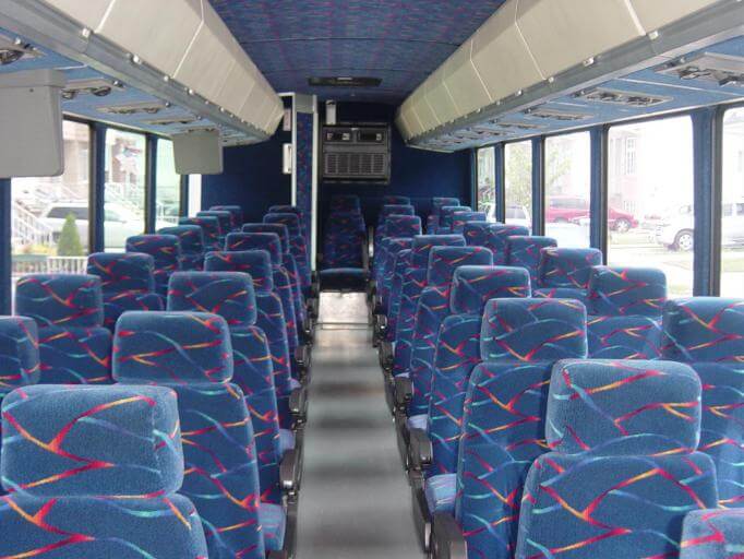 Lawrence 35 Passenger Shuttle Bus Interior